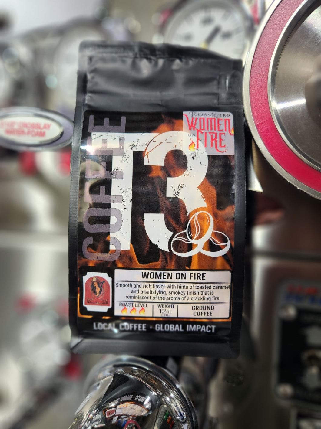 12 oz of Tulsa Metro Women on Fire Signature Coffee