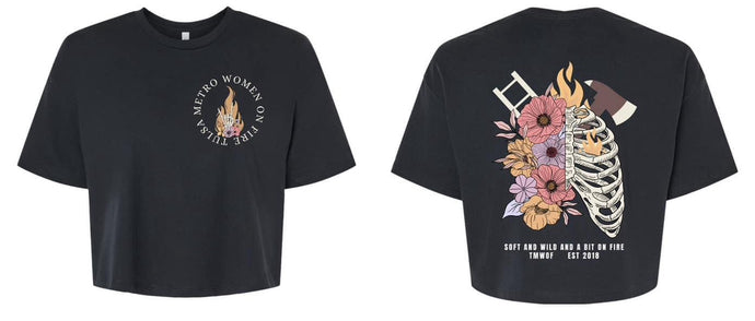 Soft & Wild & a Bit on Fire Tee, Tulsa Metro Women on Fire