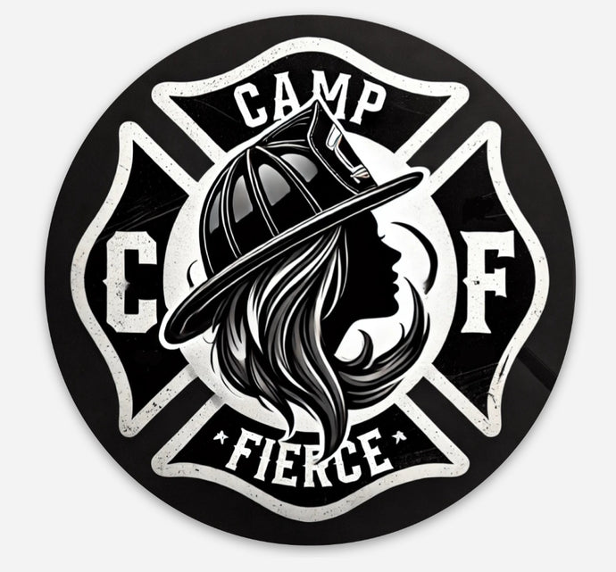 Camp Fierce sticker