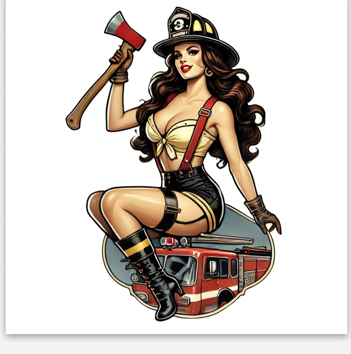 Alley the Axe Thrower Sticker