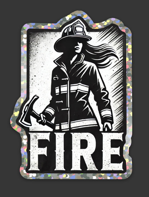 Fire and Wind Sticker