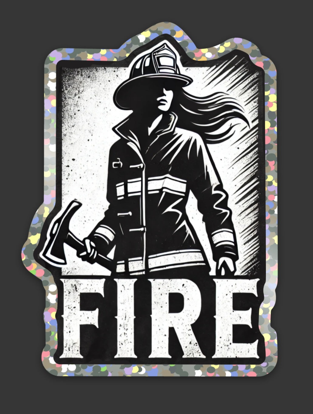 Fire and Wind Sticker